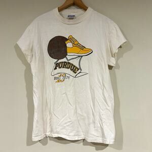 Vintage 1987 Purdue Basketball Big Ten Champs Tee Shirt